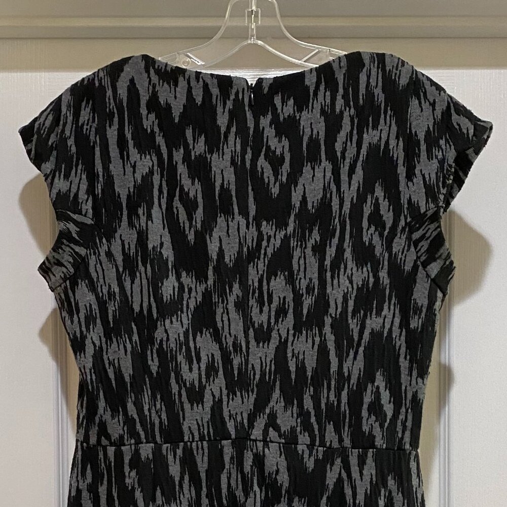 Calvin Klein Knit Sleath Dress Black Gray Size 14 - Picture 8 of 9